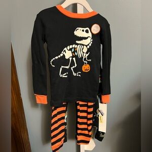 Carter’s Dinosaur Skeleton Halloween Costume Pajamas Set of 2